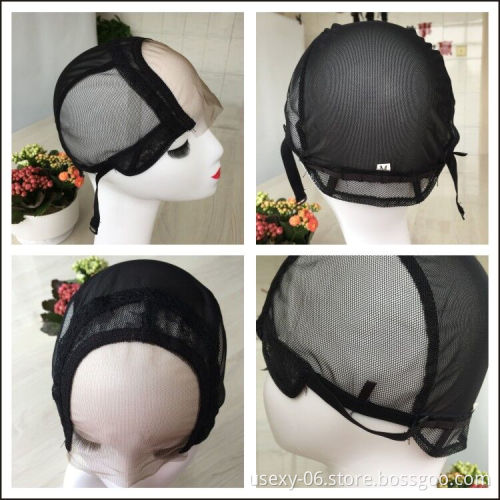 Wholesale Adjustable Wig Caps Elastic net Mesh Dome Wig Caps  For Making Wigs